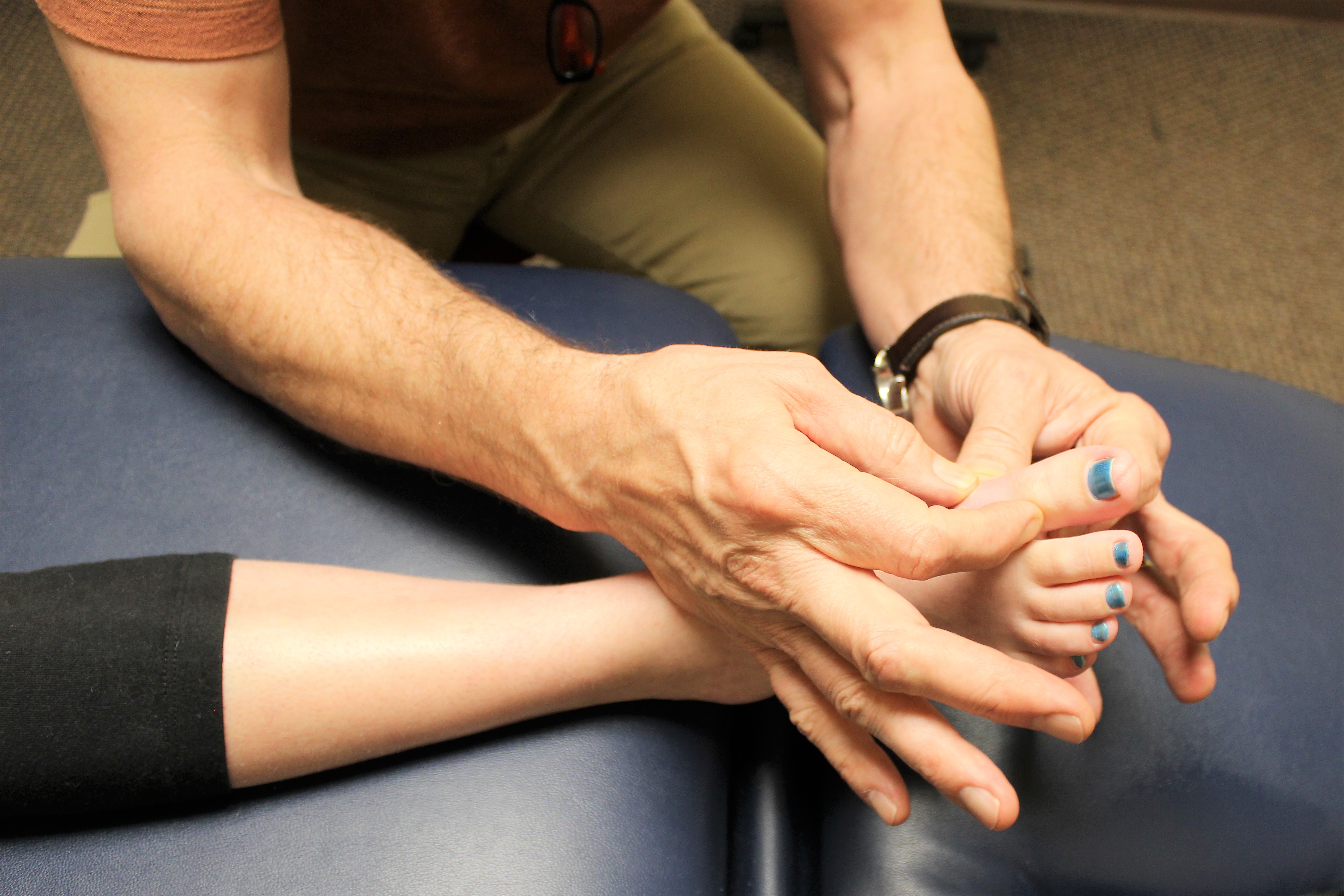 Hands-on manual therapy at ITR